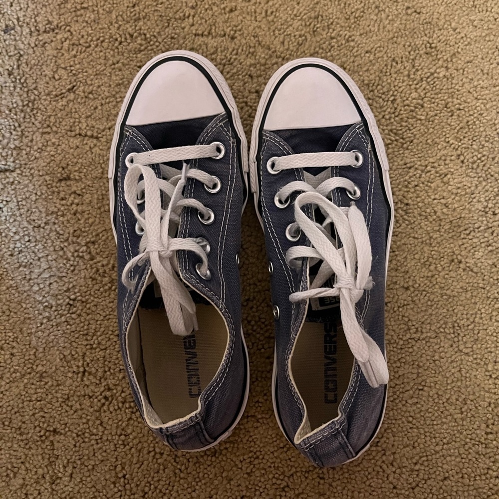 Size 5 1/2 Navy Blue Converse
